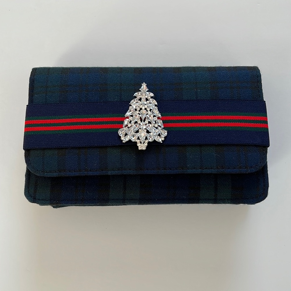 Luau Lerch Holiday Plaid Clutch / Crossbody